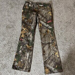 Under Armour Pants Womens 8 Camo Realtree Xtra Outdoor Hunting Pink Accents